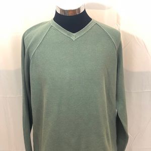 Mens Tommy Bahama Green Pullover Size Large